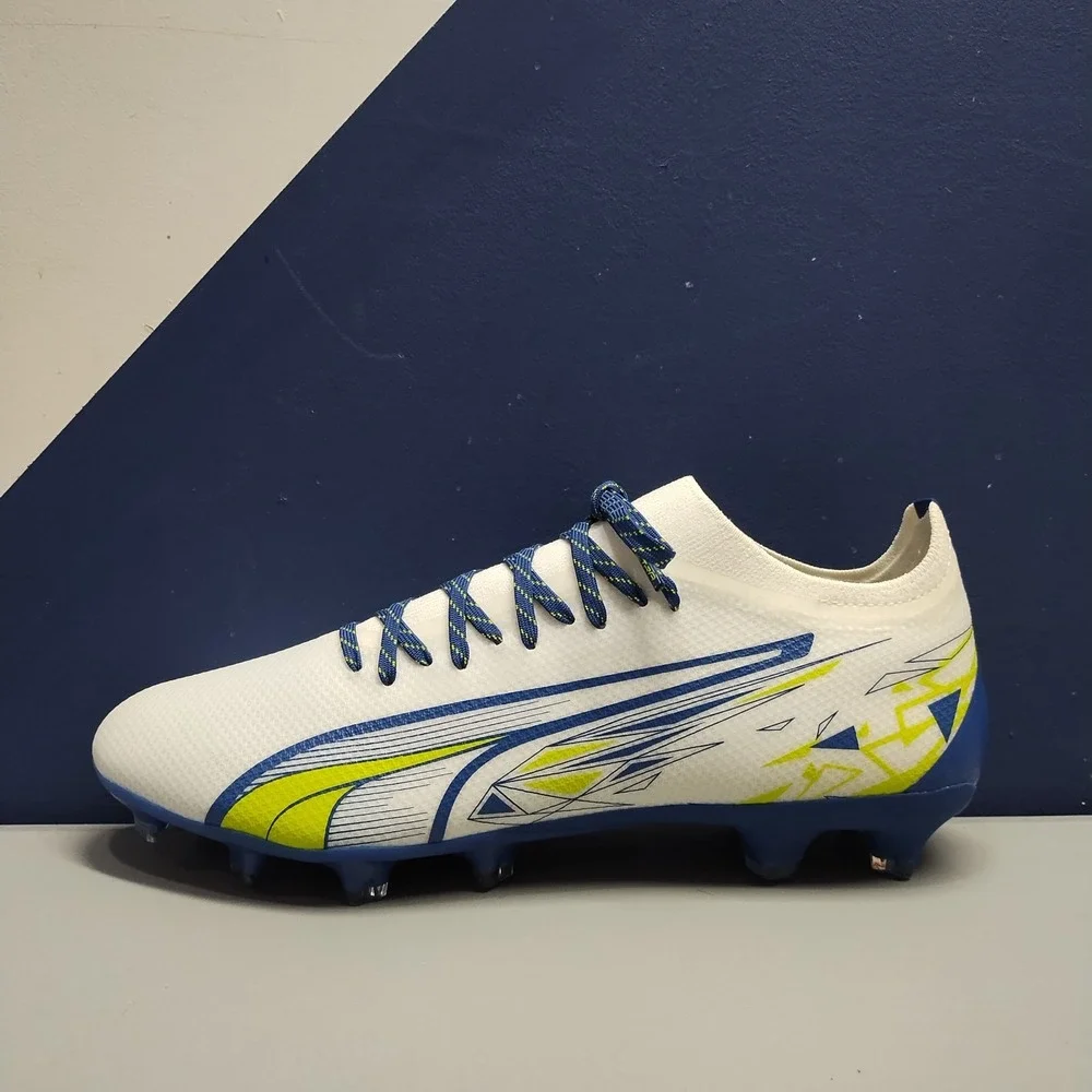 Puma Ultra Match CP FG‎ AG Pulisic Soccer Cleats Shoes Mens 11.5 White 107490-01